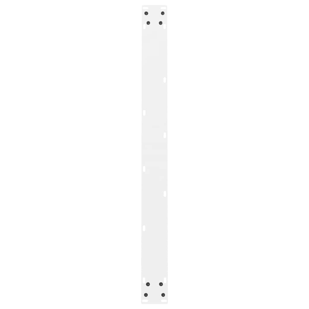 2 db fehér étkezőasztal láb 90 x (72-73) cm acél