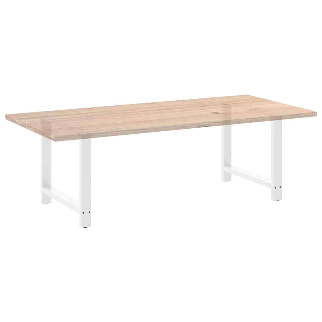 2 db fehér étkezőasztal láb 90 x (72-73) cm acél