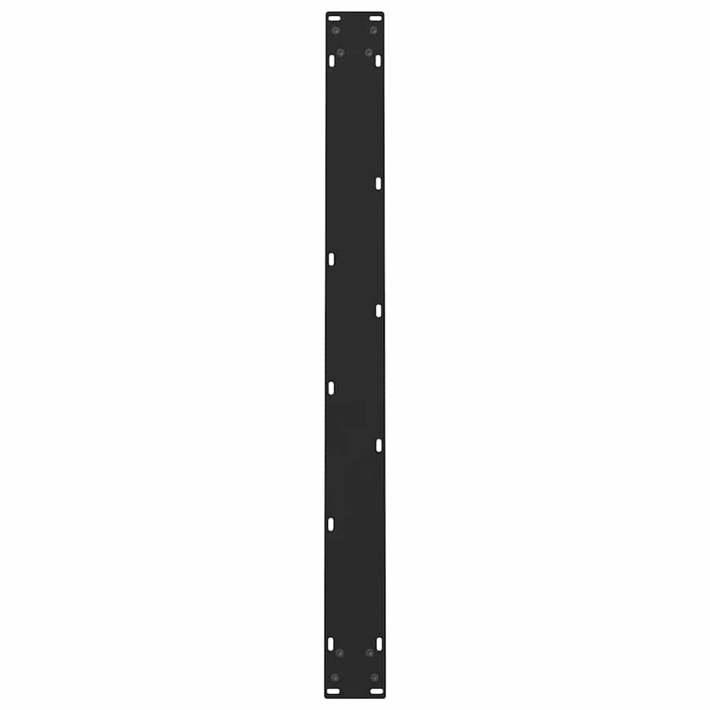 2 db fekete acél étkezőasztal láb 100 x (72-73) cm