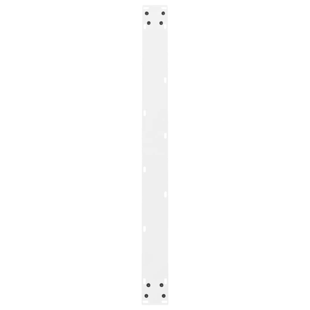 2 db fehér étkezőasztal láb 100 x (72-73) cm acél étkezőasztal láb