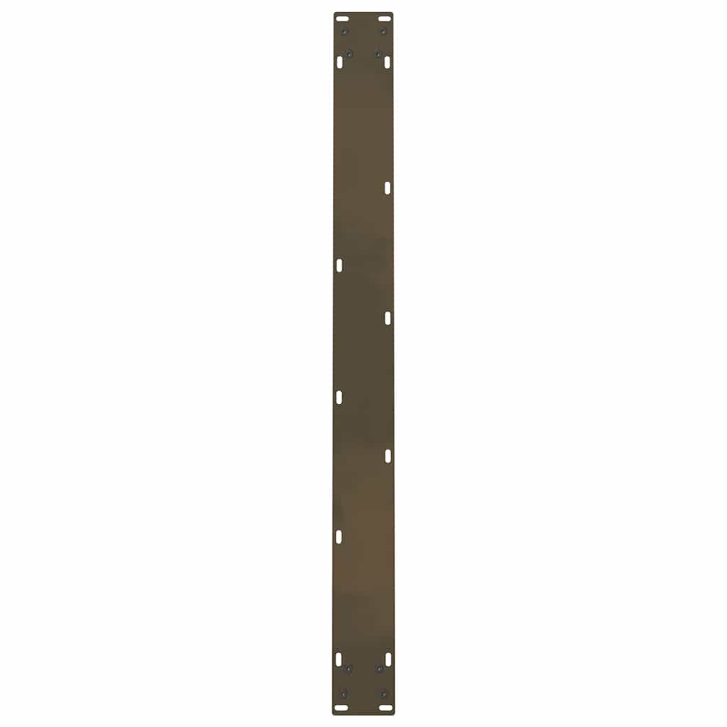 2 db natúr acél étkezőasztal láb 100 x (72-73) cm acél