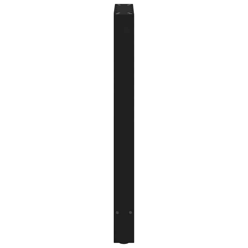 2 db fekete acél bárasztalláb 40x(90-91) cm