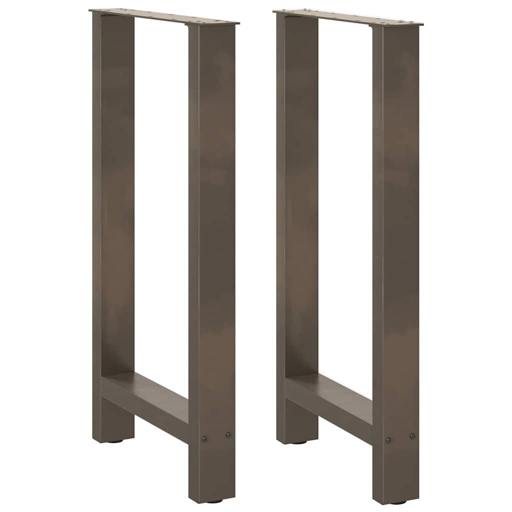 2 db natúr acél bárasztalláb 50x(90-91) cm