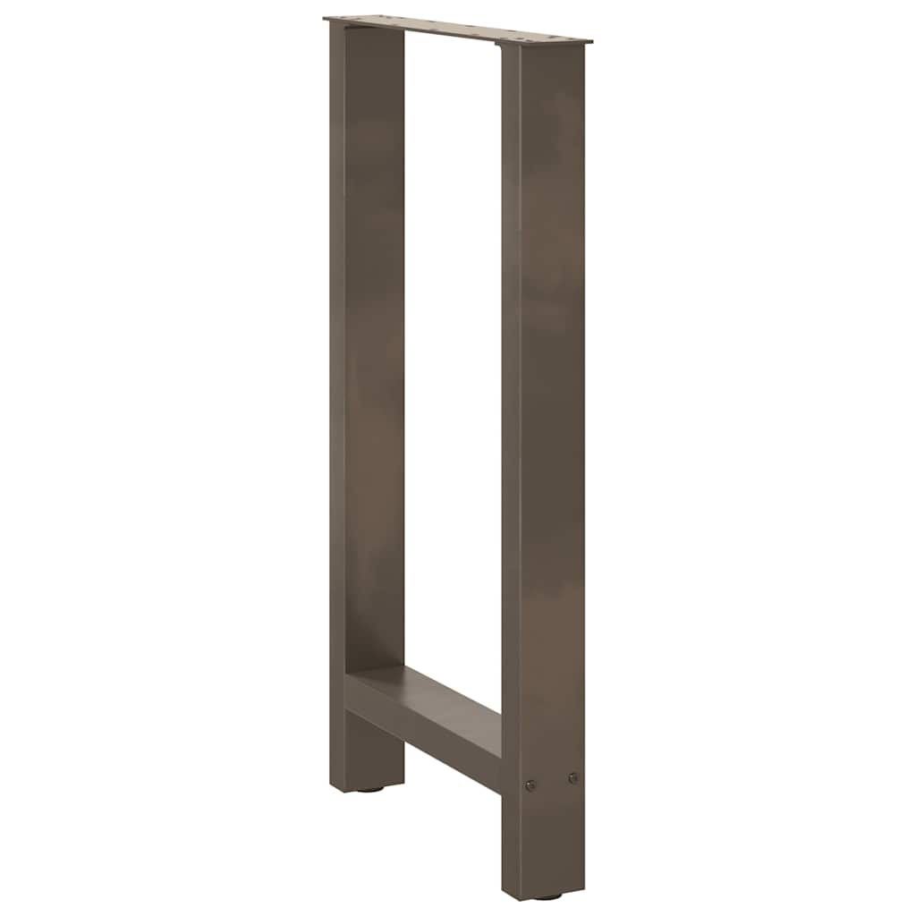 2 db natúr acél bárasztalláb 50x(90-91) cm
