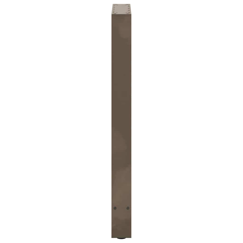 2 db natúr acél bárasztalláb 50x(90-91) cm