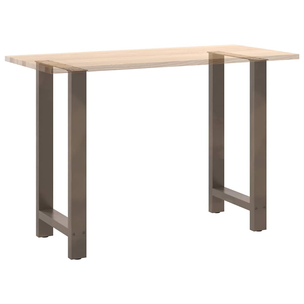 2 db natúr acél bárasztalláb 50x(90-91) cm