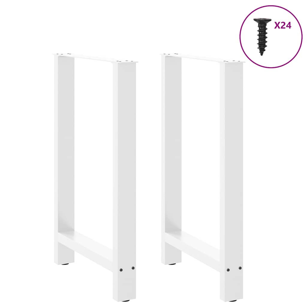 2 db fehér bárasztal láb 60x(90-91) cm acél