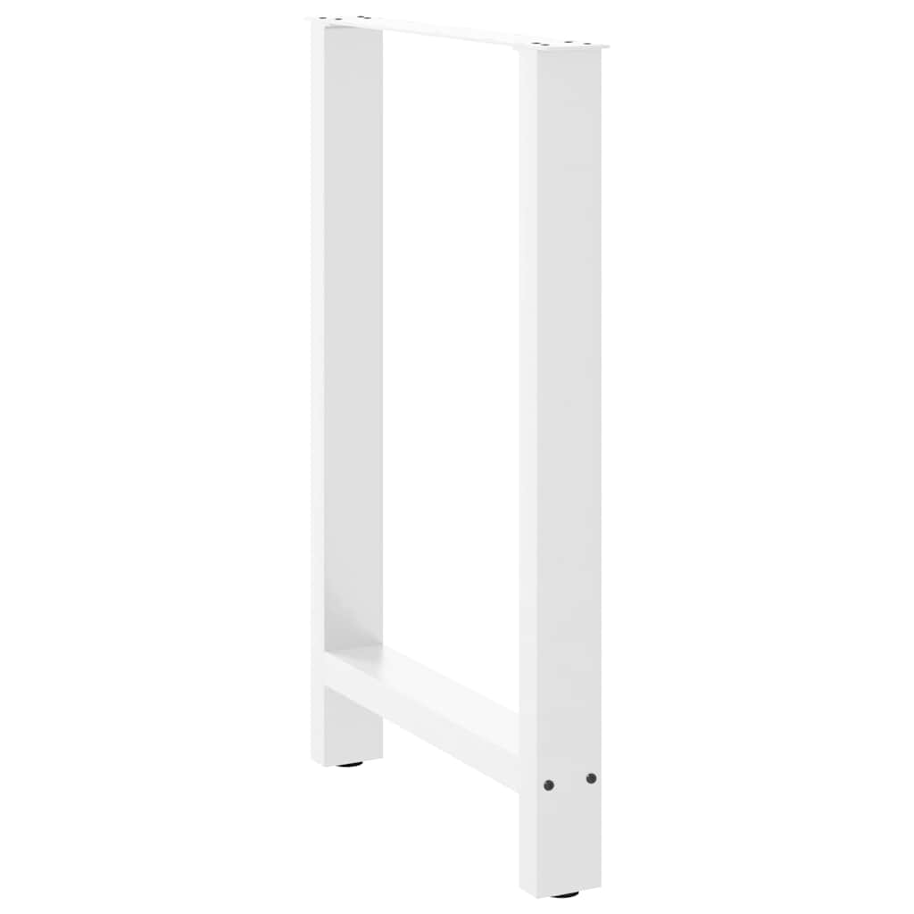 2 db fehér bárasztal láb 60x(90-91) cm acél