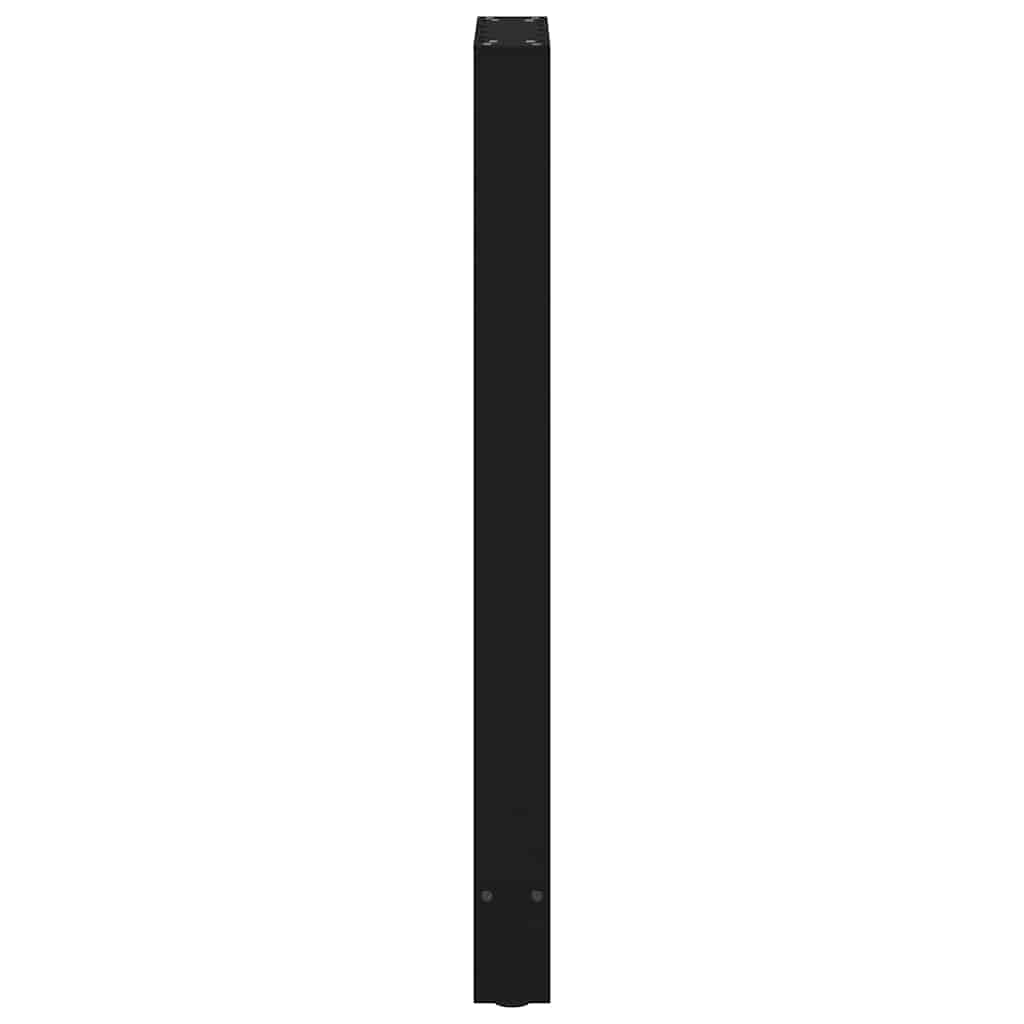 2 db fekete acél bárasztal láb 40 x (100-101) cm
