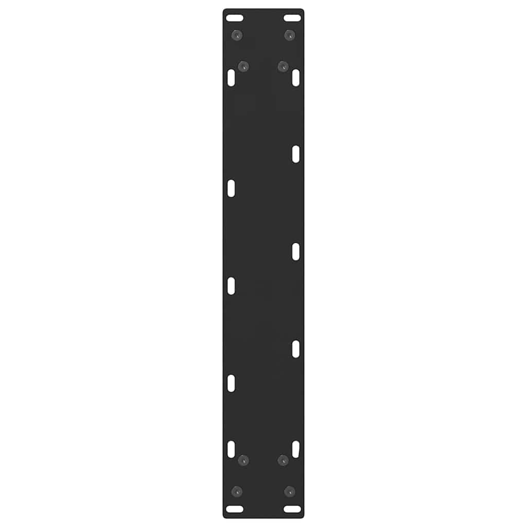 2 db fekete acél bárasztal láb 40 x (100-101) cm