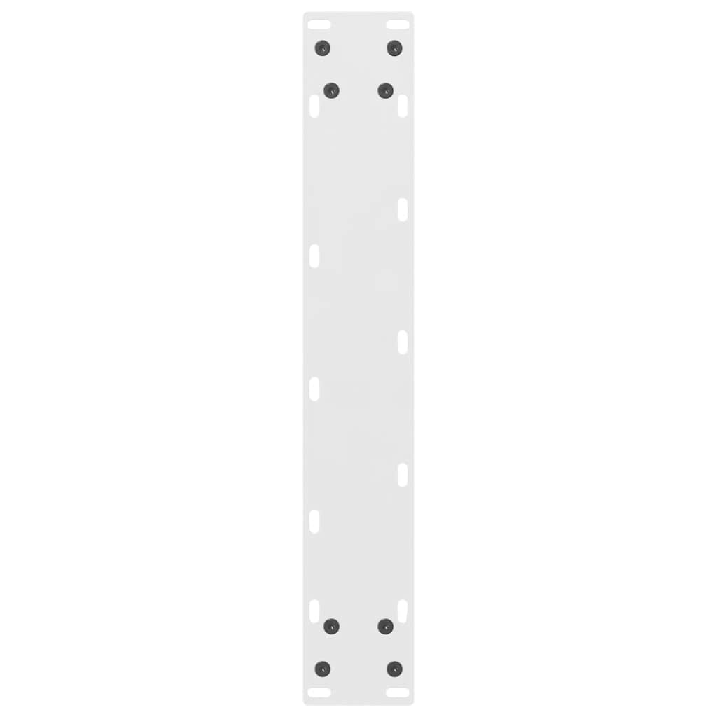 2 db fehér bárasztal láb 40 x (100-101) cm acél