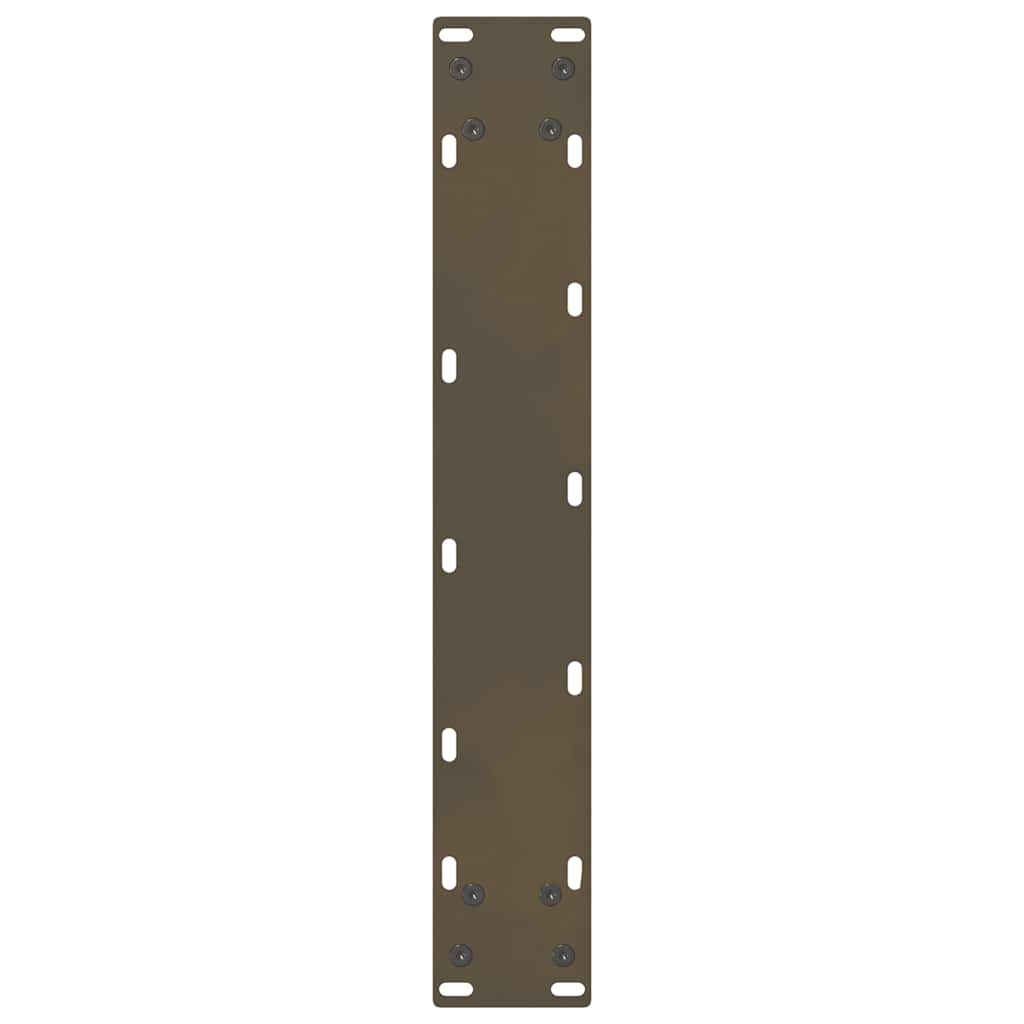 2 db natúr acél bárasztalláb 40 x (100-101) cm