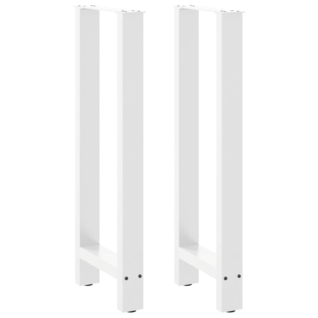 2 db fehér bárasztal láb 50 x (100-101) cm acél