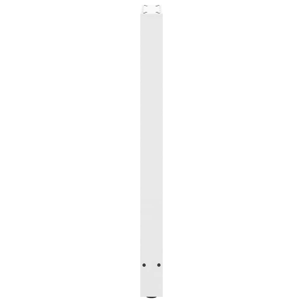 2 db fehér bárasztal láb 50 x (100-101) cm acél