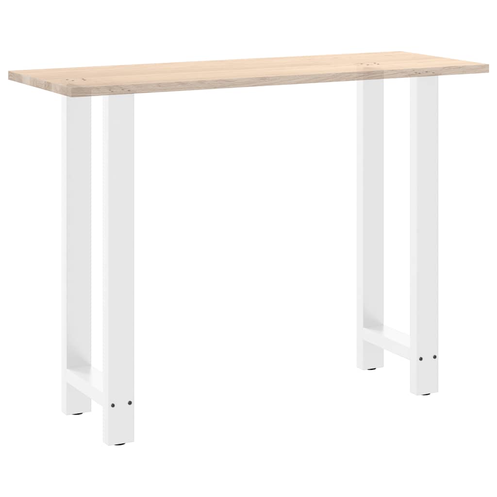 2 db fehér bárasztal láb 50 x (100-101) cm acél