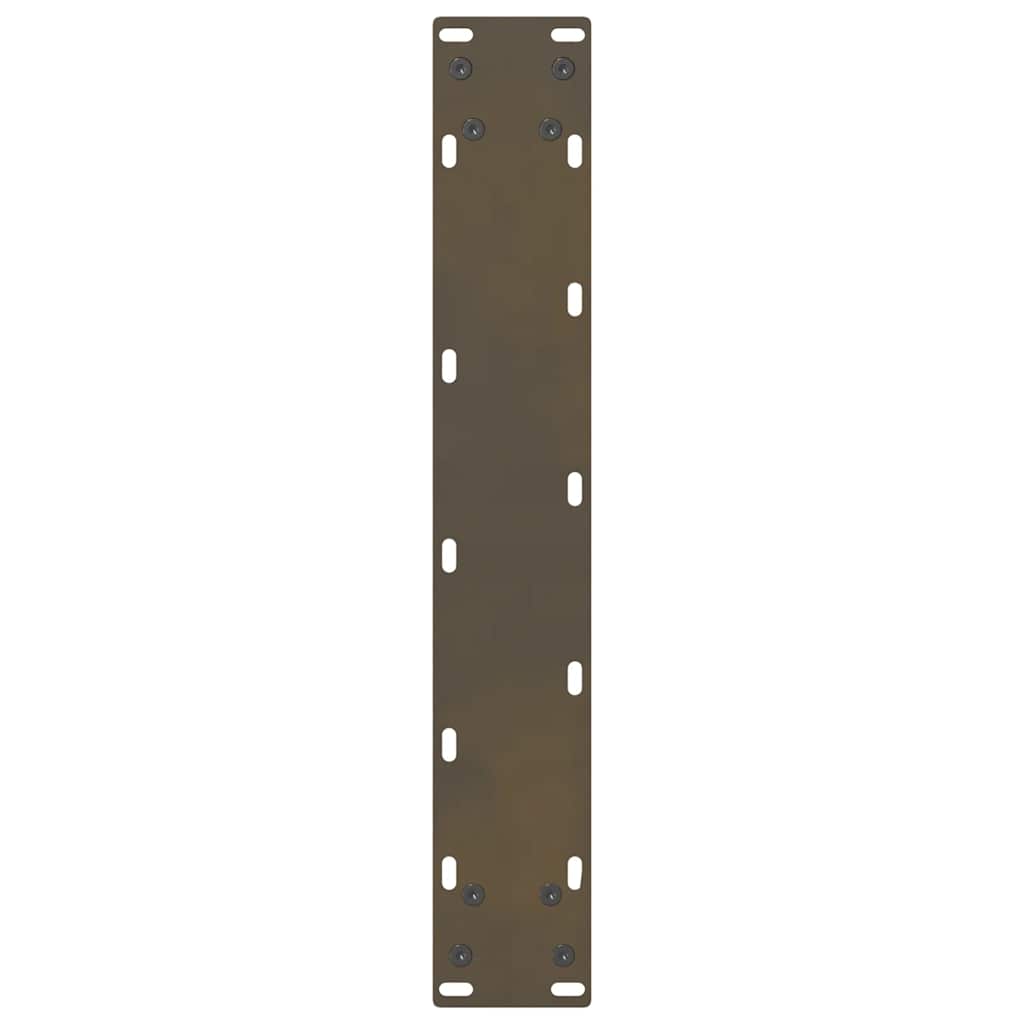 2 db natúr acél bárasztalláb 50x(100-101) cm