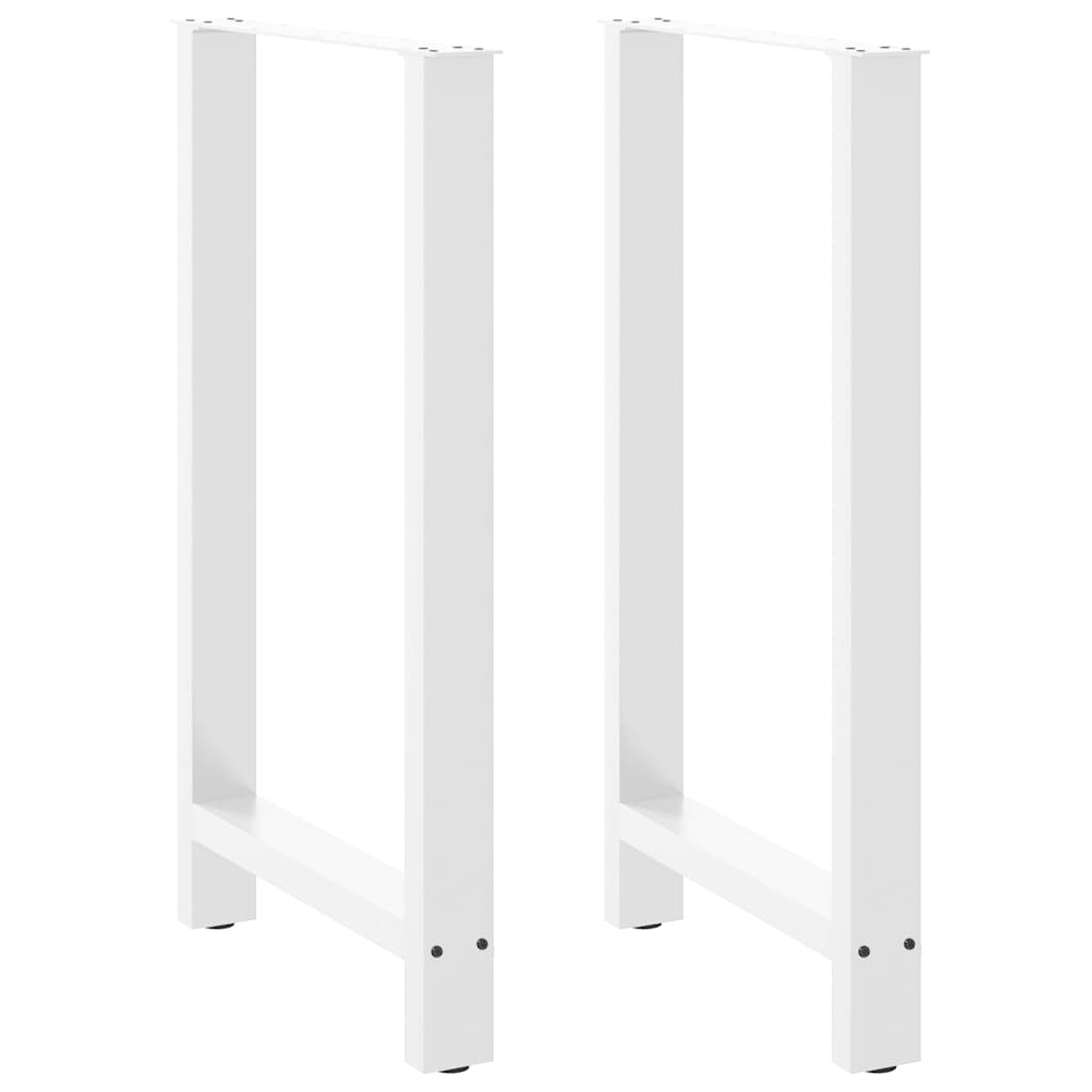 2 db fehér bárasztal láb 60 x (100-101) cm acél