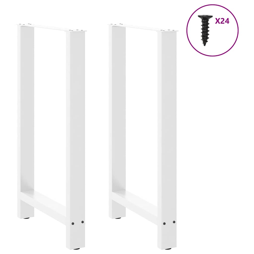 2 db fehér bárasztal láb 60 x (100-101) cm acél