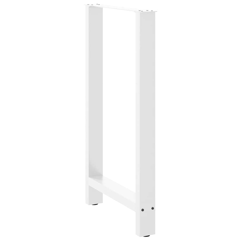 2 db fehér bárasztal láb 60 x (100-101) cm acél