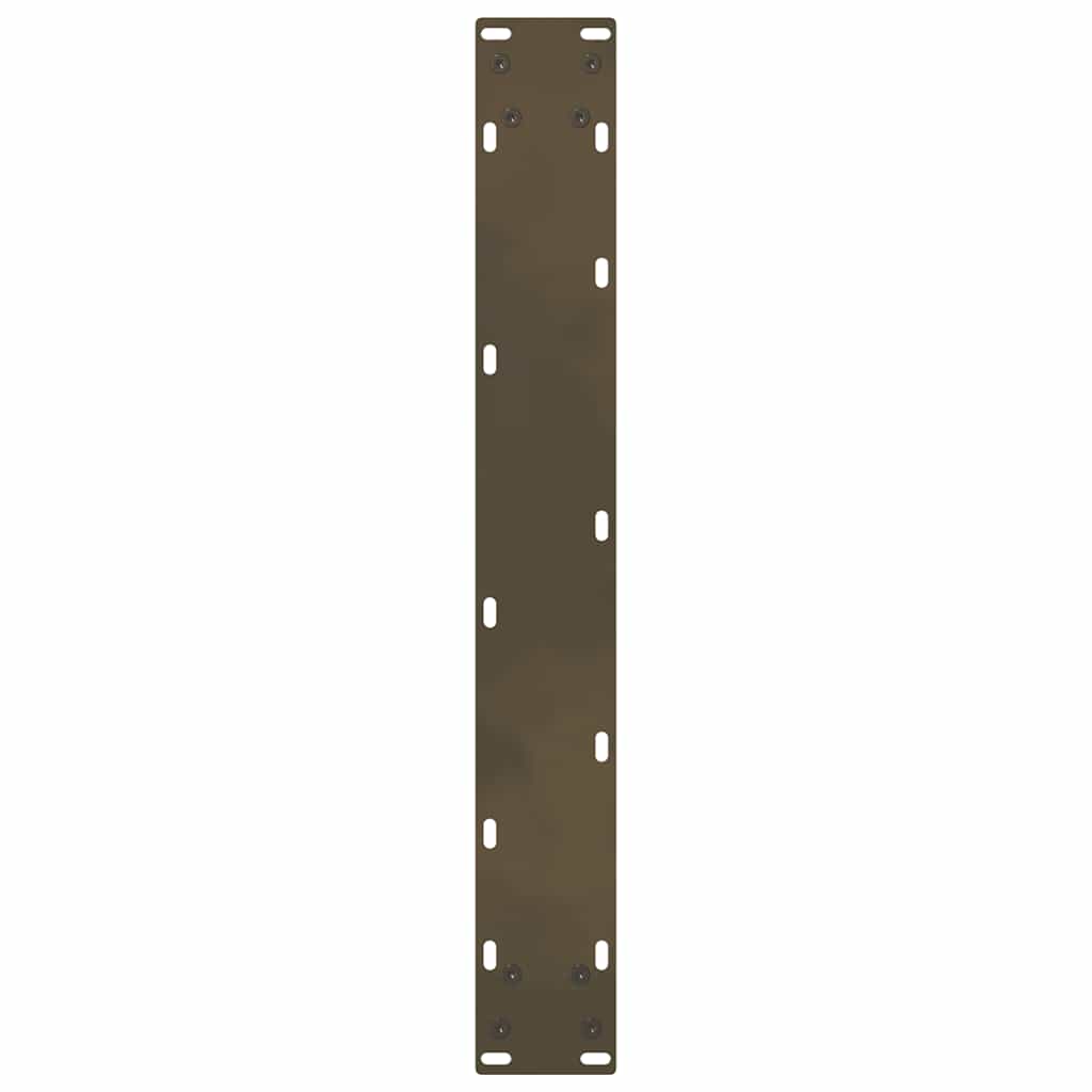2 db natúr acél bárasztalláb 60 x (100-101) cm