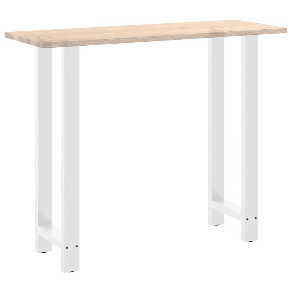 2 db fehér bárasztal láb 40 x (110-111) cm acél