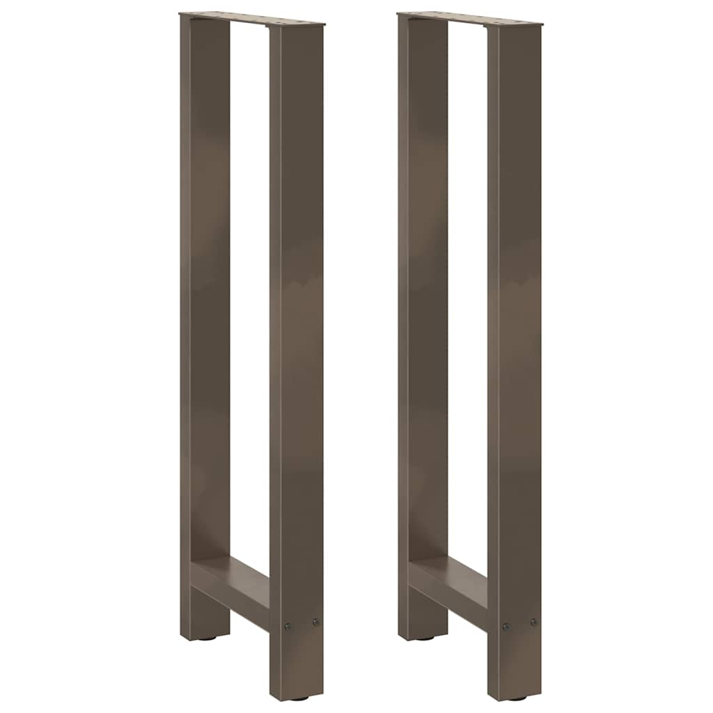2 db natúr acél bárasztalláb 50 x (110-111) cm