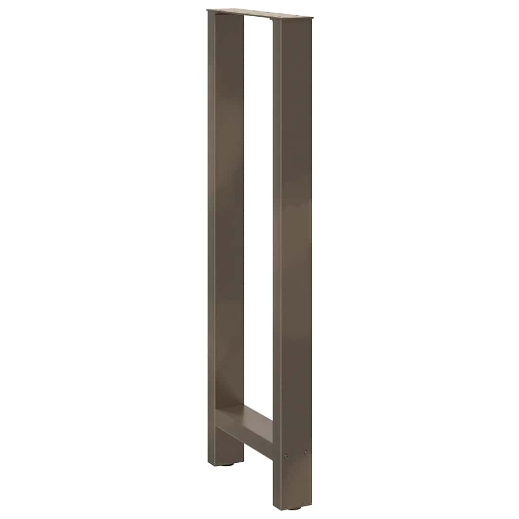 2 db natúr acél bárasztalláb 50 x (110-111) cm