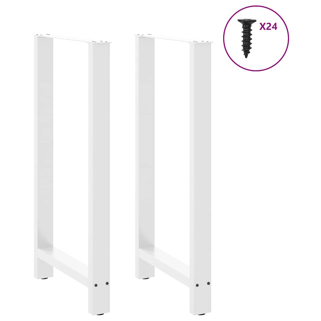 2 db fehér bárasztal láb 60 x (110-111) cm acél
