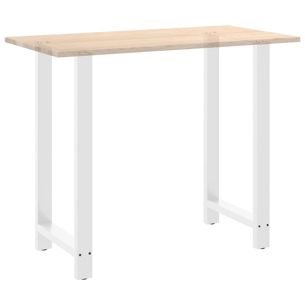 2 db fehér bárasztal láb 60 x (110-111) cm acél