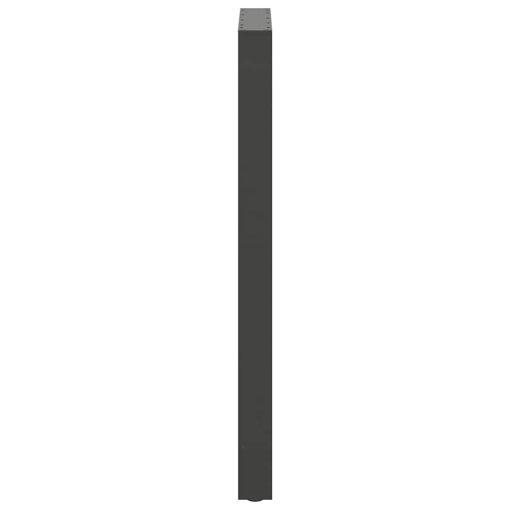 2 db antracitszürke acél bárasztalláb 60x(110-111) cm
