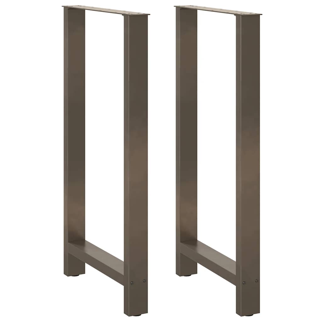 2 db natúr acél bárasztalláb 60 x (110-111) cm