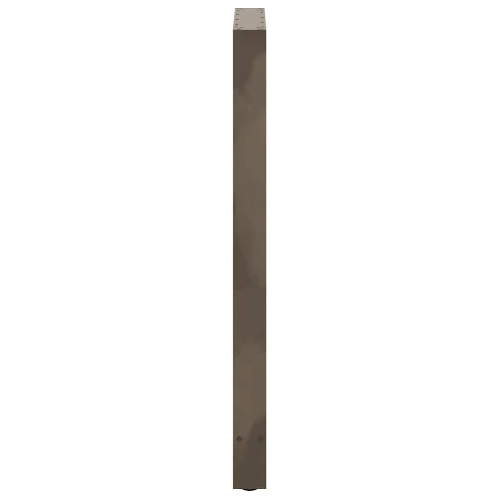 2 db natúr acél bárasztalláb 60 x (110-111) cm