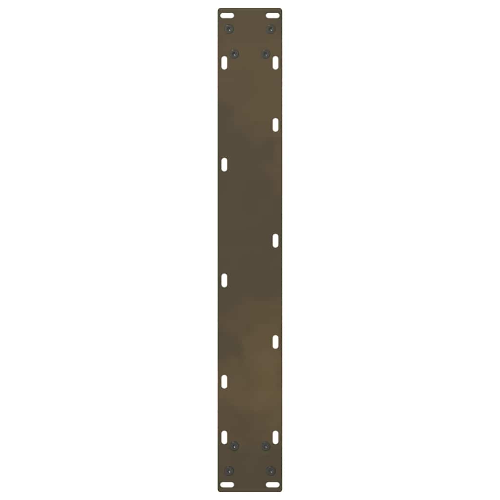 2 db natúr acél bárasztalláb 60 x (110-111) cm