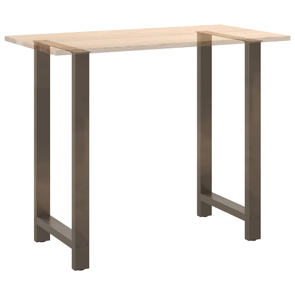 2 db natúr acél bárasztalláb 60 x (110-111) cm