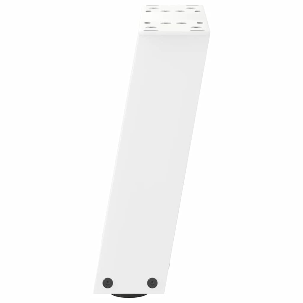 2 db U alakú fehér dohányzóasztal láb 30x(30-31) cm acél