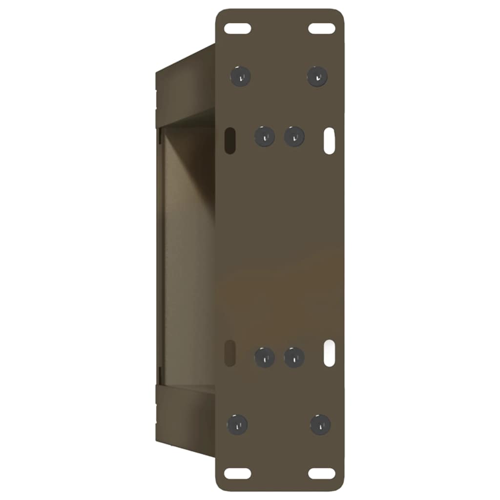 2 db U alakú natúr acél dohányzóasztal láb 30x(30-31) cm