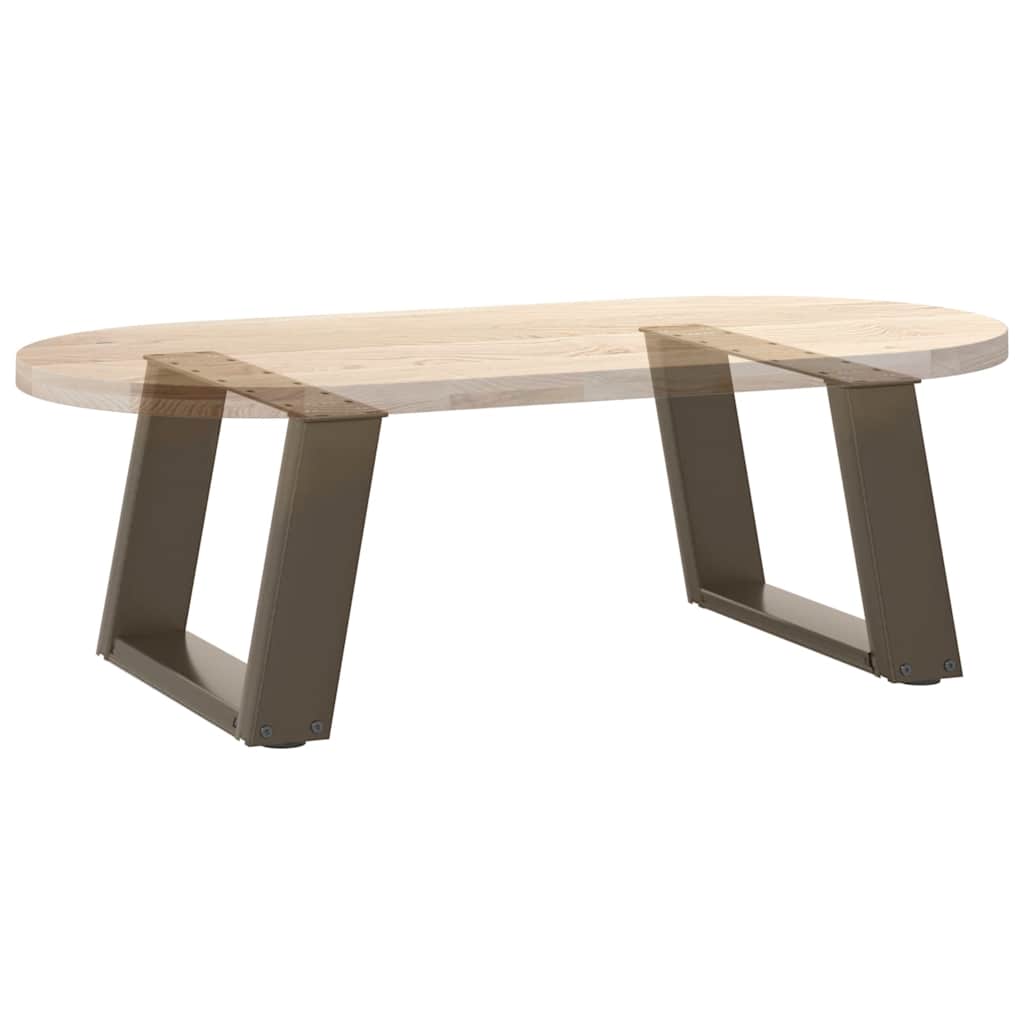 2 db U alakú natúr acél dohányzóasztal láb 40x(30-31) cm