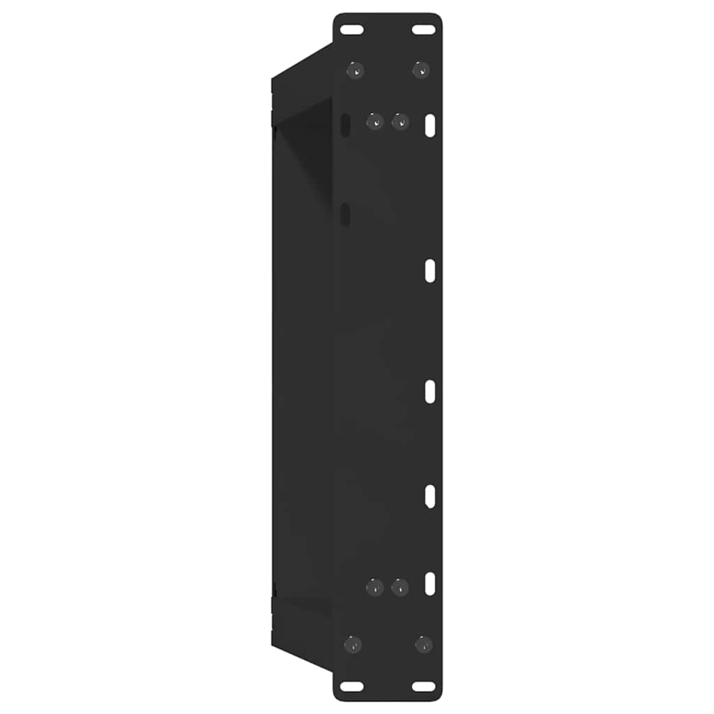 2 db fekete, U alakú acél dohányzóasztal láb 50 x (30-31) cm