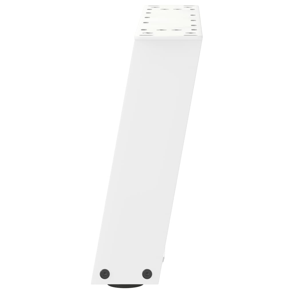 2 db U alakú fehér dohányzóasztal láb 50 x (30-31) cm acél
