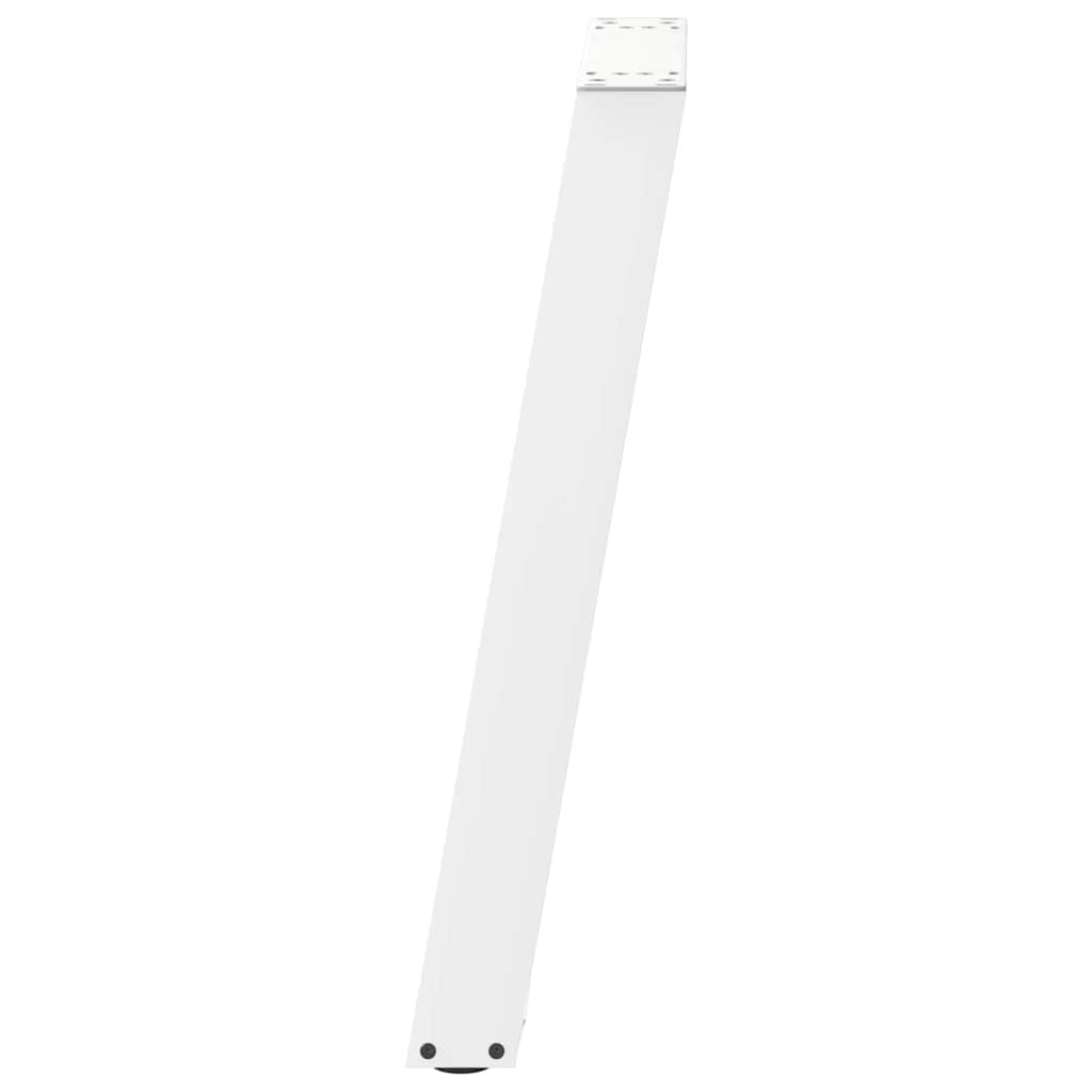 2 db fehér U alakú konzolasztal láb 28 x (72-73) cm acél