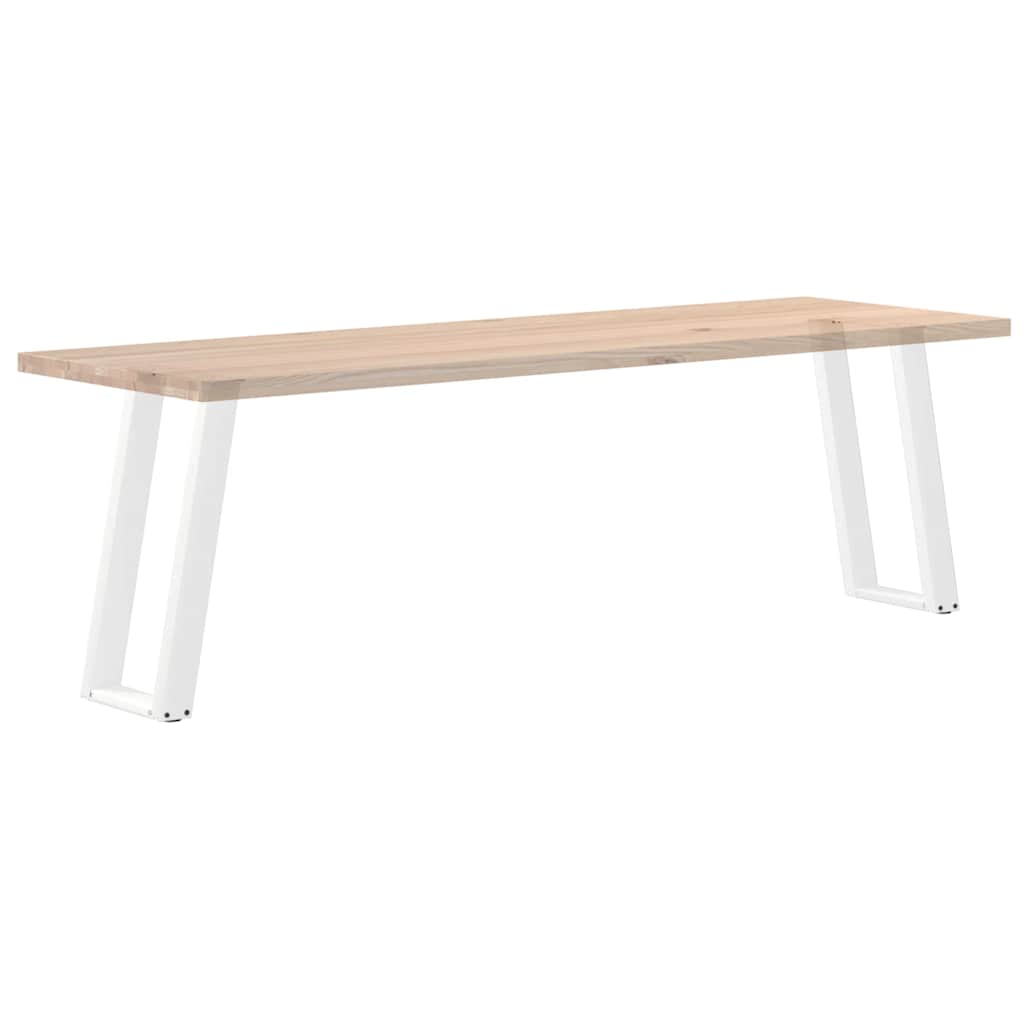2 db fehér U alakú konzolasztal láb 28 x (72-73) cm acél