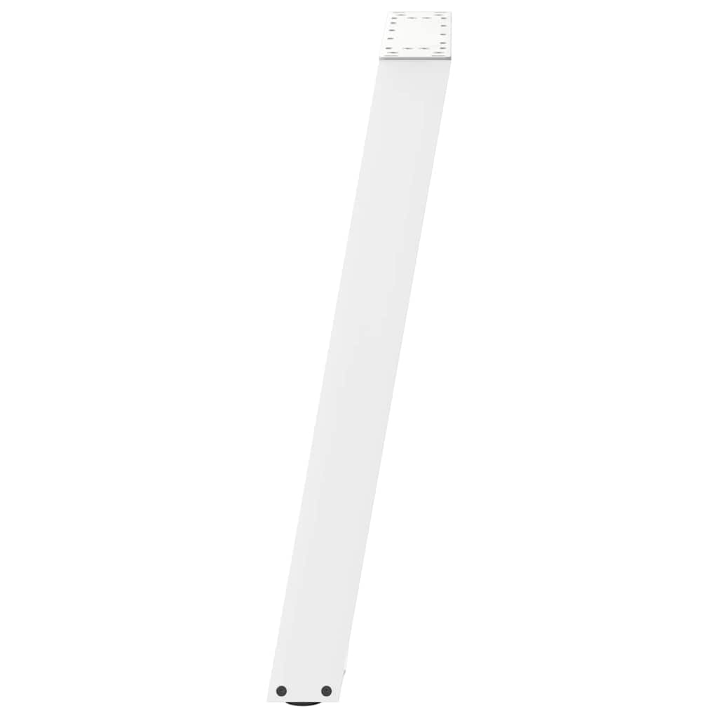 2 db U alakú étkezőasztal láb fehér 60 x (72-73) cm acél étkezőasztal láb