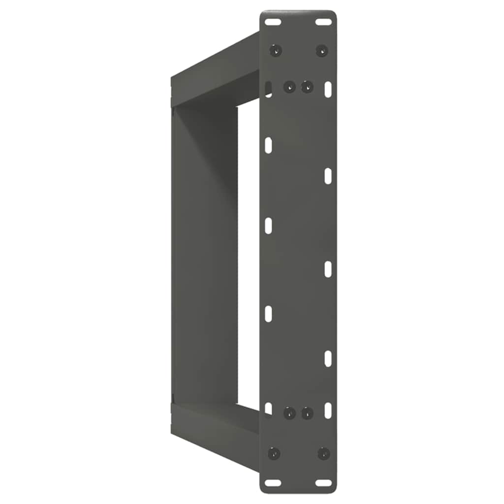 2 db antracitszürke, U alakú étkezőasztal láb 60 x (72-73) cm acél