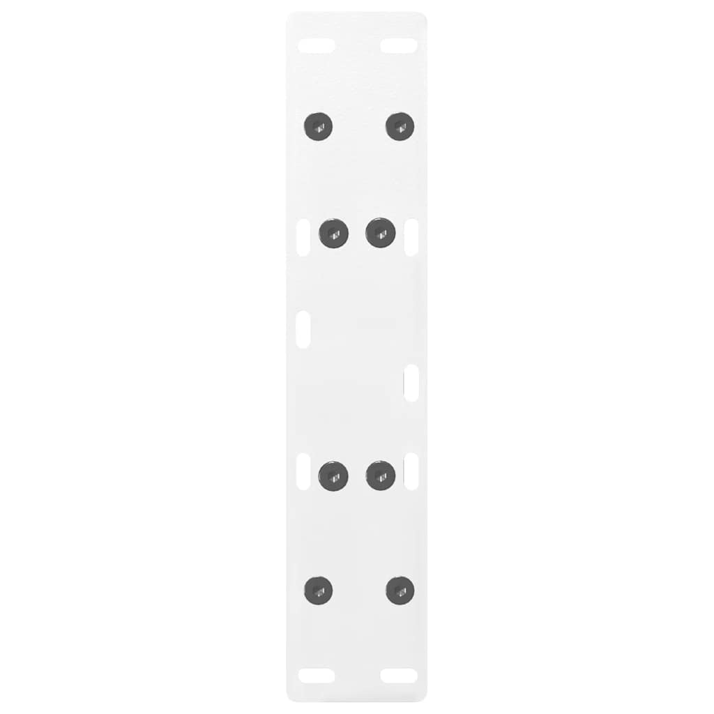 2 db A-alakú fehér dohányzóasztal láb 30 x (30-31) cm acél