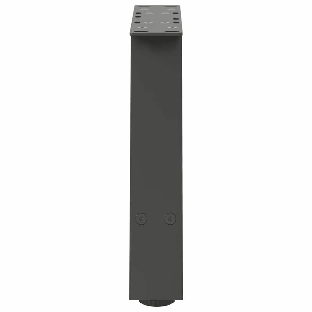 2 db antracitszürke A-alakú acél dohányzóasztal láb 40x(30-31) cm