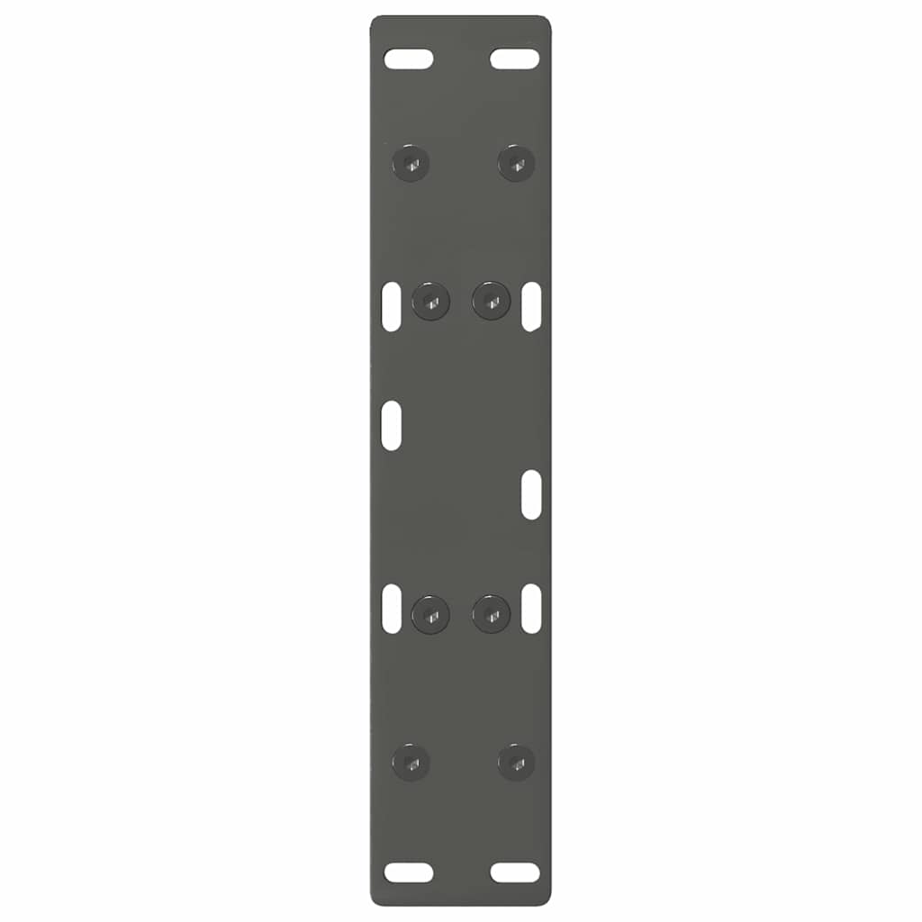 2 db antracitszürke A-alakú acél dohányzóasztal láb 40x(30-31) cm