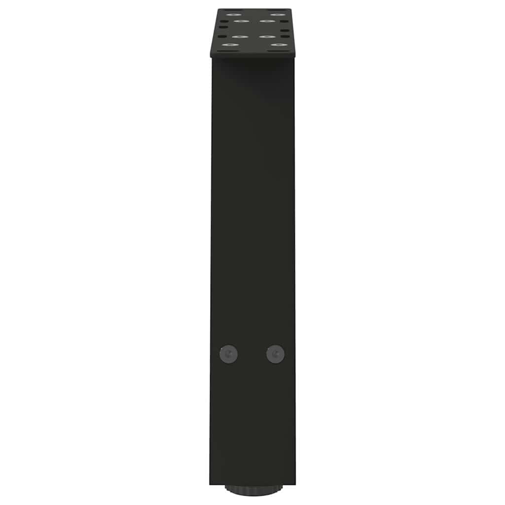 2 db fekete, A-alakú acél dohányzóasztal láb 50 x (30-31) cm