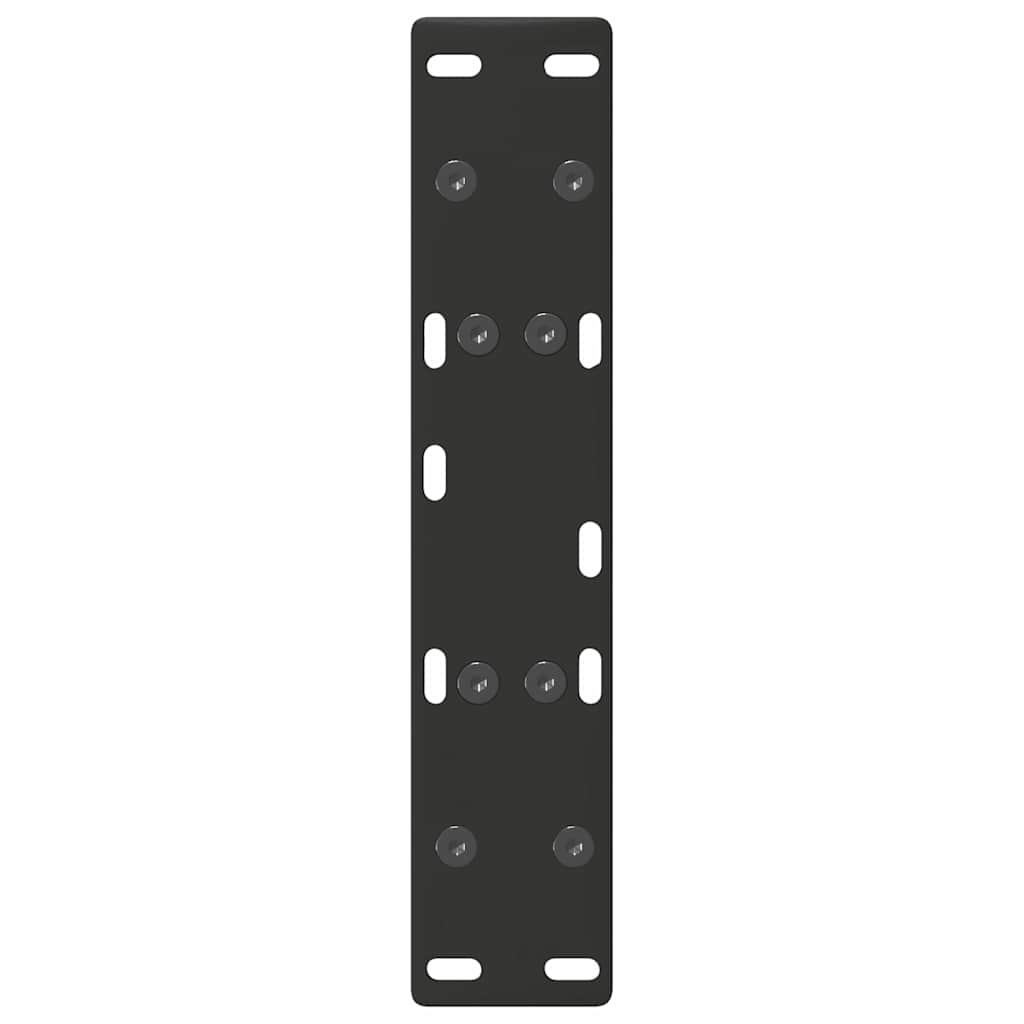 2 db fekete, A-alakú acél dohányzóasztal láb 50 x (30-31) cm