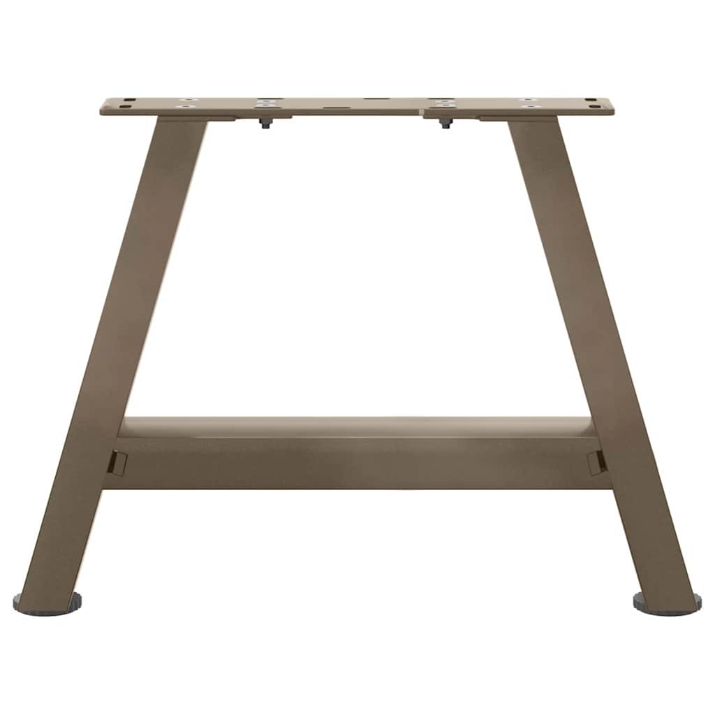 2 db A-alakú dohányzóasztal láb 50x(30-31) cm acél dohányzóasztal láb