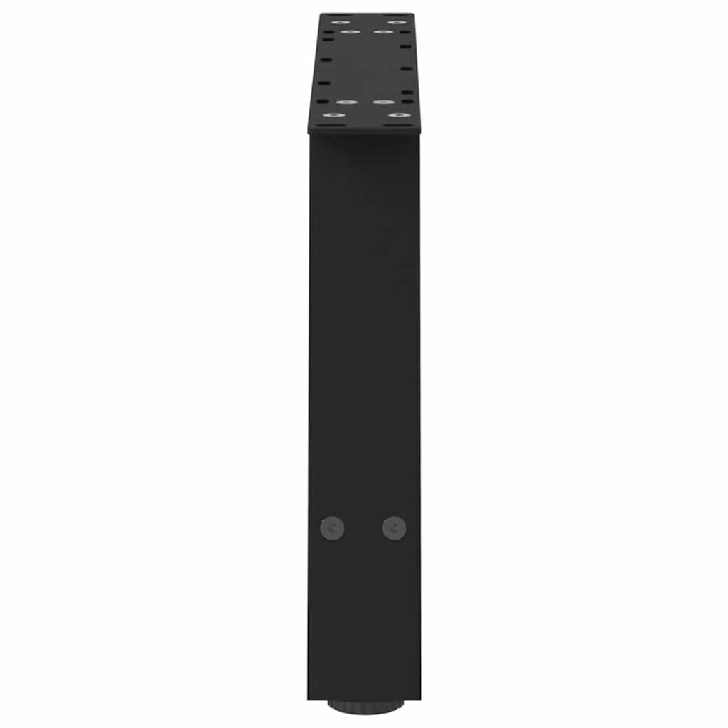 2 db fekete, A-alakú acél dohányzóasztal láb 60 x (30-31) cm